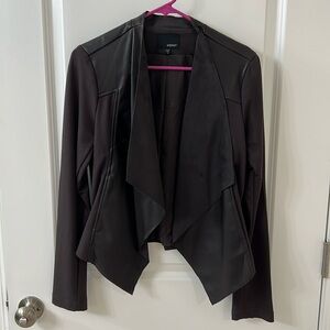 Faux leather jacket